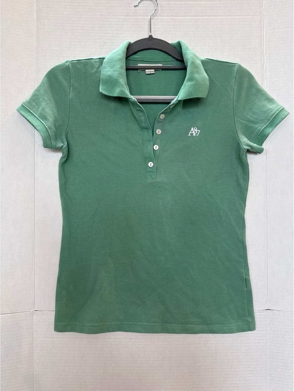 Aeropostale Green Polo Shirt Medium